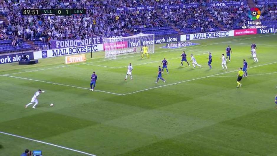 LaLiga Santander (j.6). Resumen del Real Valladolid, 2 - Levante, 1.