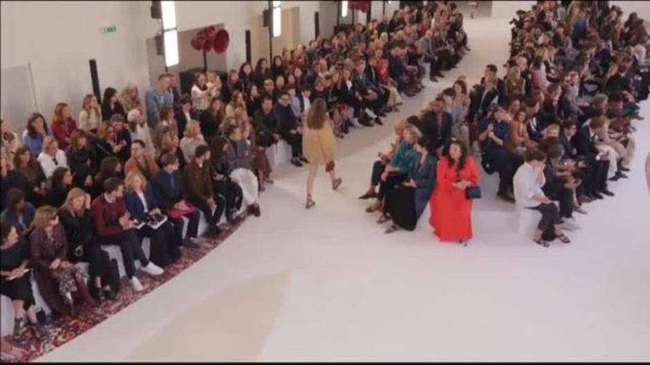 'Hippie moderno' en el desfile de Chloé
