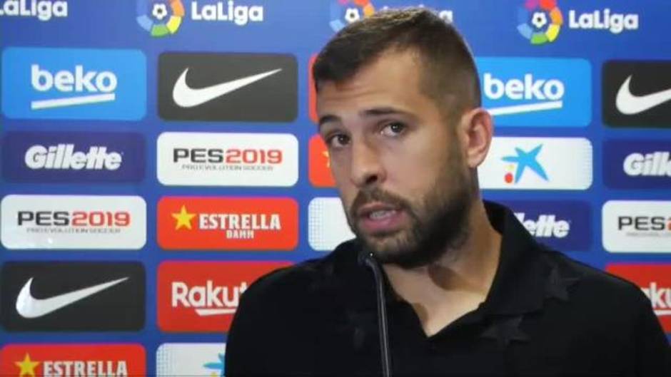 Jordi Alba: "Valverde sabe que con Leo somos infinitamente mejores"