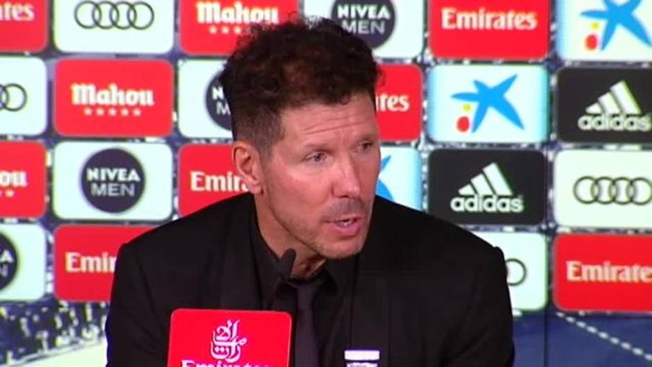 Simeone sobre el VAR: "Qué quieren que diga, se pueden equivocar"