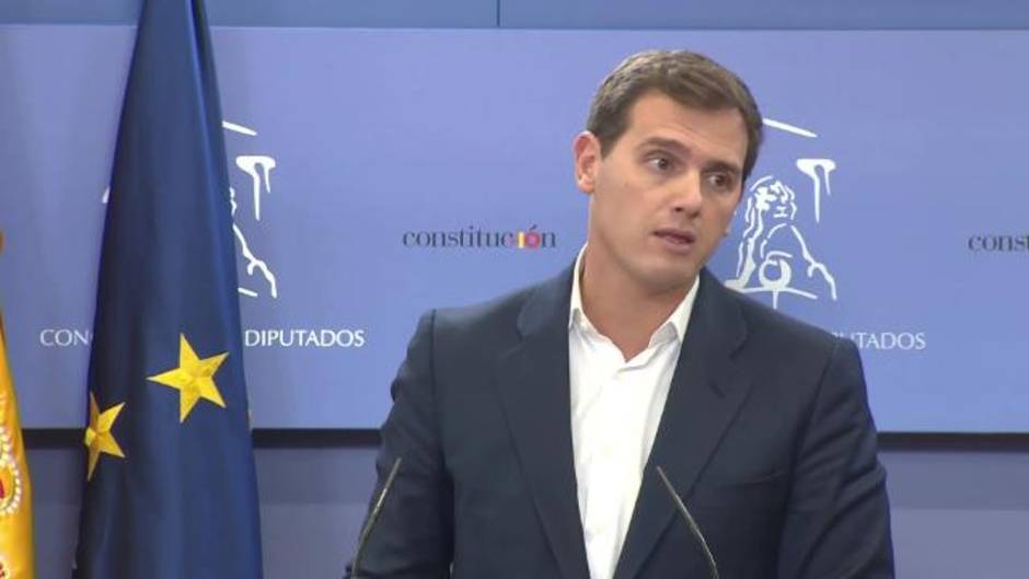 Ciudadanos pide una votación en el Congreso sobre el 155
