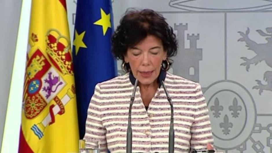 Isabel Celaá: "El Gobierno no acepta ultimatums"