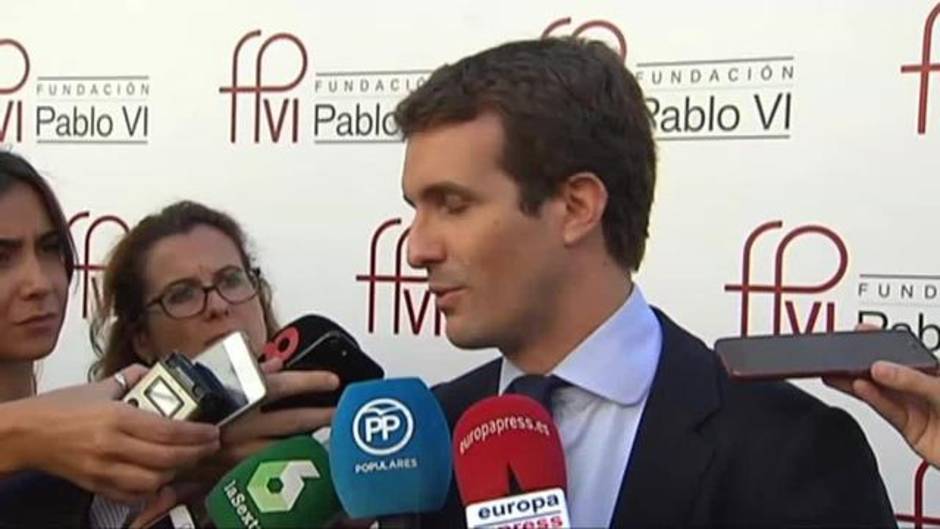 Casado: "Ya hay kale borroca en Cataluña"