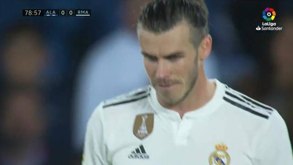 La falta de Bale en el Alavés 1 - 0 Real Madrid