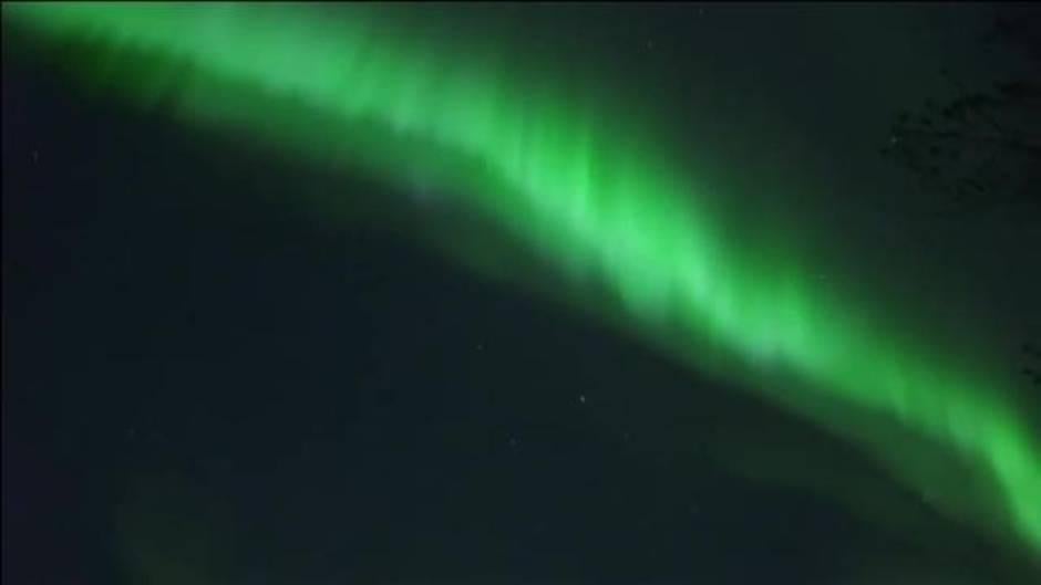 Las auroras boreales iluminan los cielos de la Laponia finlandesa