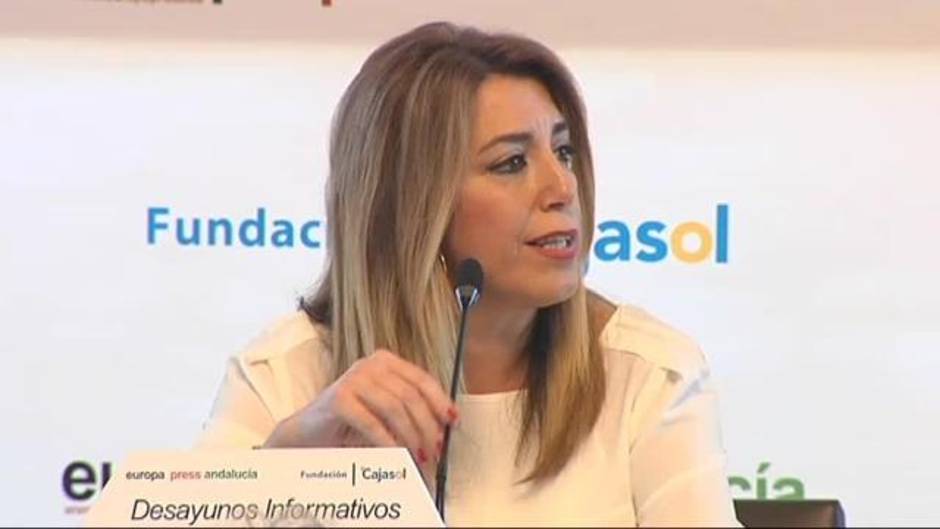 Susana Díaz: "Iglesias ha pasado del "sorpasso" a querer ser un vicepresidente en la sombra"