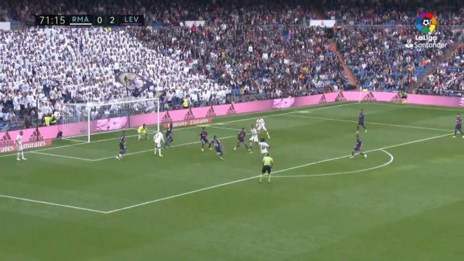 Liga Santander (J9): el gol de Marcelo en el Real Madrid 1 - 2 Levante