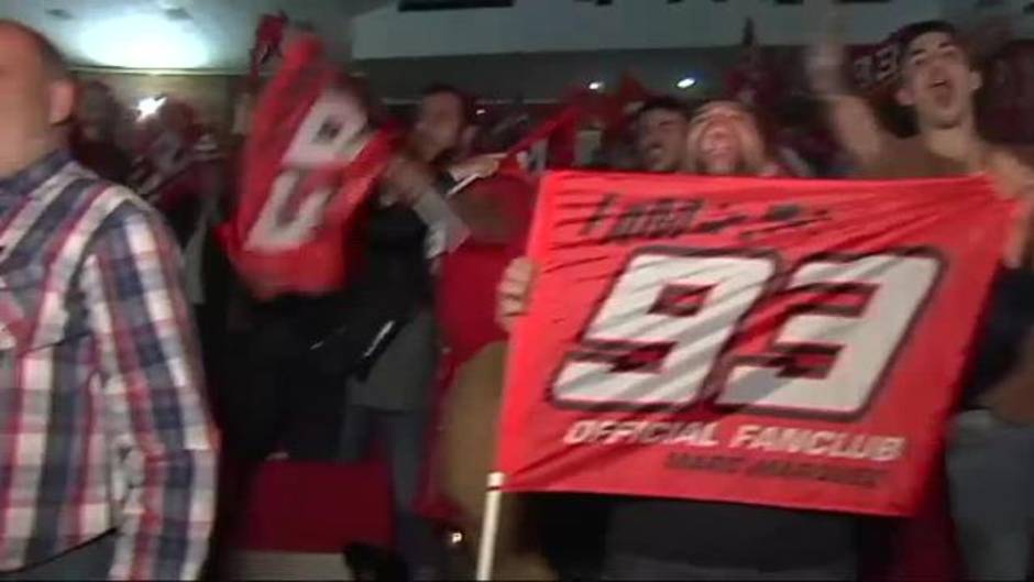 Cervera celebra el séptimo campeonato del mundo de Marc Márquez