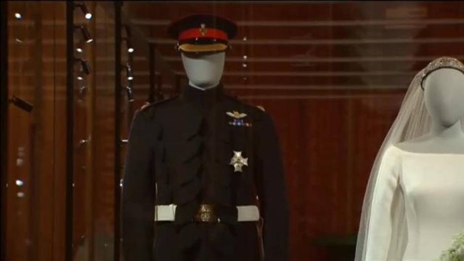 El vestido de boda de Meghan Markle, expuesto en el Castillo de Windsor