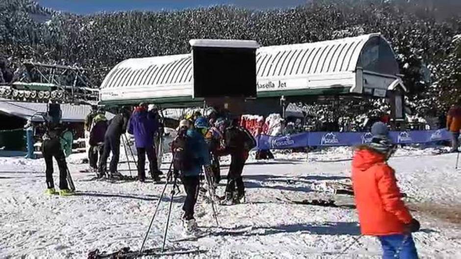 Las estaciones de esquí abren con las primeras nevadas de la temporada