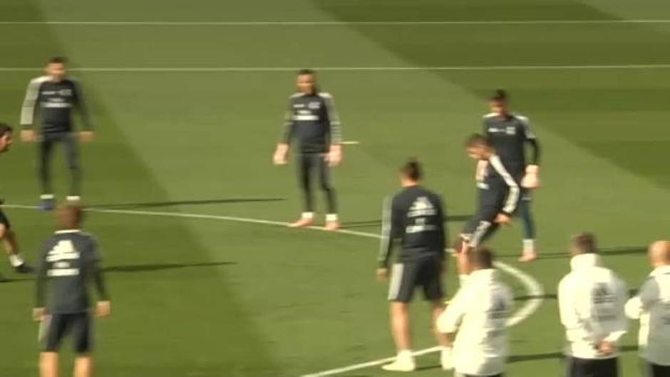 Último entreno del Real Madrid antes de su choque ante el Valladolid