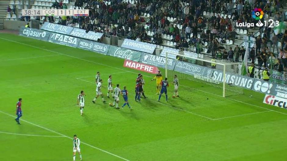 LaLiga 123 (J12): Gol de Enric Gallego que pone el 1-1 el Córdoba-Extremadura (4-2)