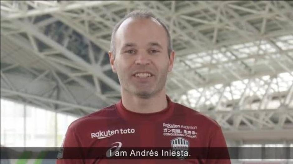 Iniesta invita a visitar Kobe, la ciudad donde juega actualmente y que está hermanada con Barcelona