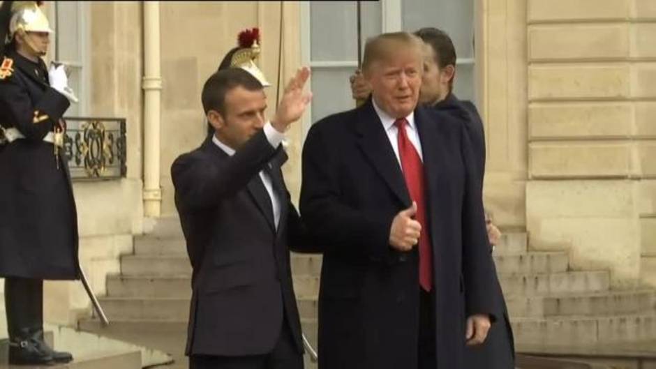 Trump arremete contra el ejército europeo propuesto por Macron: "Es insultante"