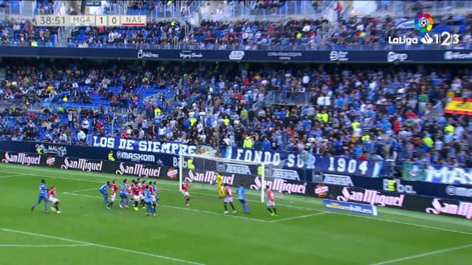 LaLiga123 (J14): Resumen y goles del Málaga 2-0 Nástic
