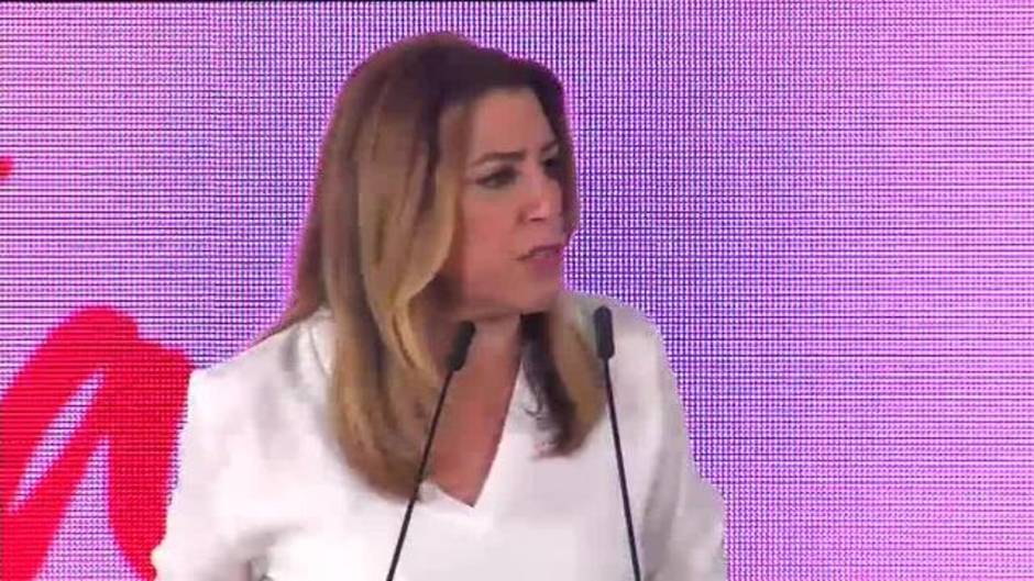 Susana Díaz: "Esta campaña es una coalición de perdedores para frenar al PSOE"