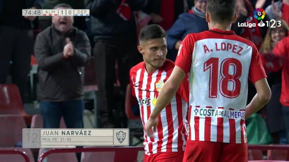 LaLiga 123 | Resumen y goles del encuentro UD Almería 1-1 Deportivo de la Coruña