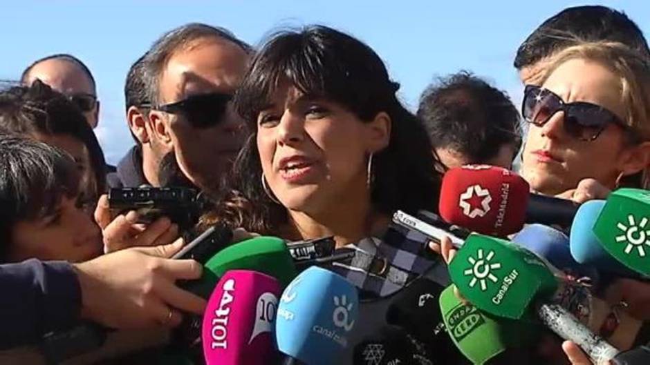 Teresa Rodríguez: "Somos la fuerza política a la que mejor ha sentado la campaña"