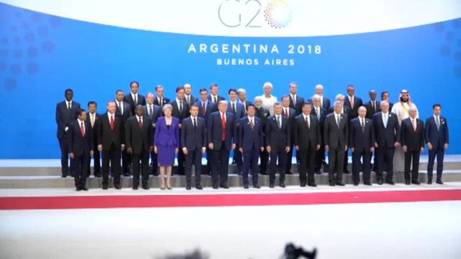 Angela Merkel, principal ausencia en la foto de familia del G20