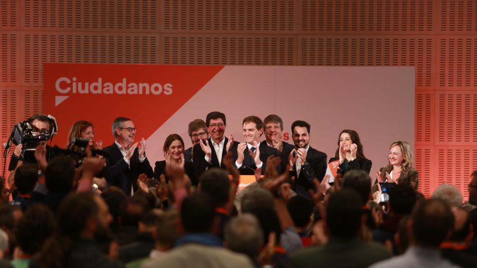 Rivera: «Ganamos en las urnas a los separatistas y hoy vamos a echar al PSOE de Andalucía»