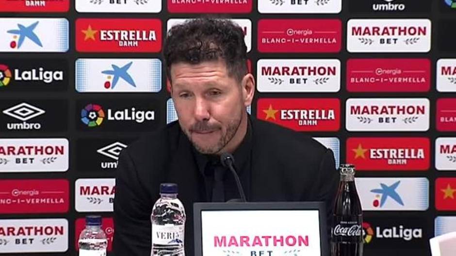 Simeone: "Diego Costa se dejó el alma en cada jugada"