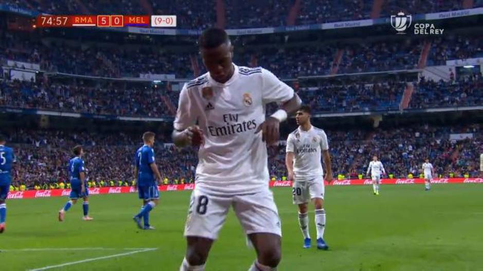 La celebración de Vinicius