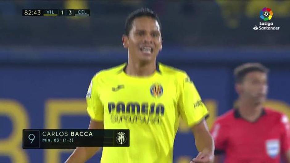 Gol de Carlos Bacca (1-3) en el Villareal 2-3 Celta