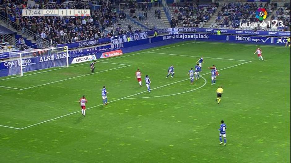 LaLiga 123 (J17): Resumen y goles del Real Oviedo 1–2 UD Almería