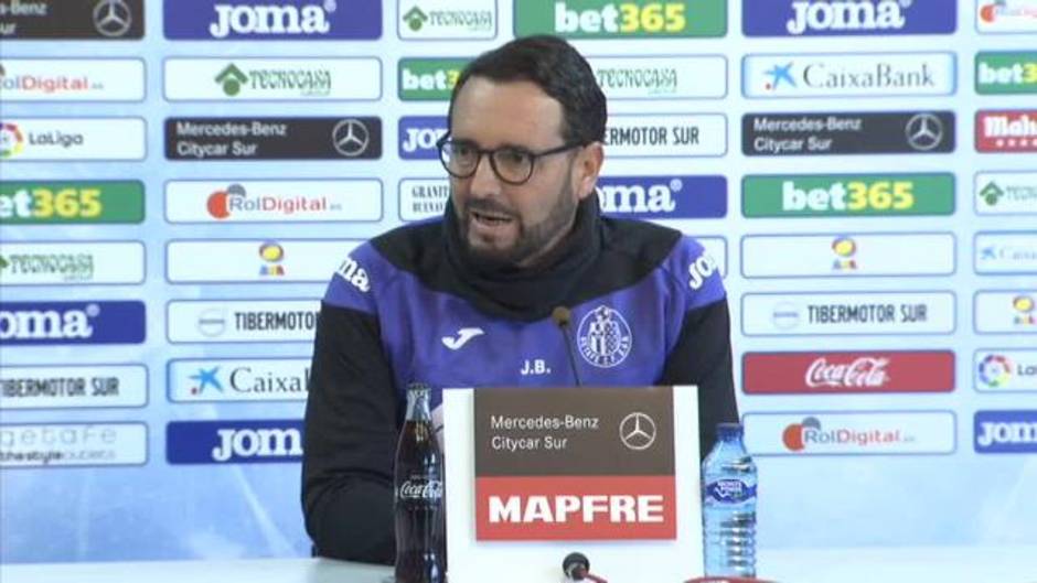 Bordalás, técnico del Getafe: "No voy a valorar las declaraciones de mi presidente"