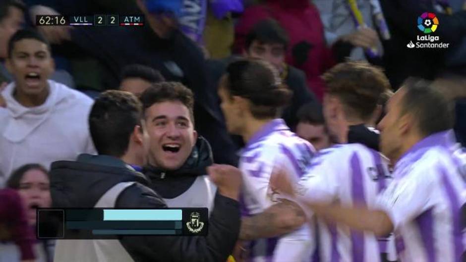 LaLiga (J16): Gol de Saúl en propia puerta en el Real Valladolid 2 - 3 Atlético de Madrid