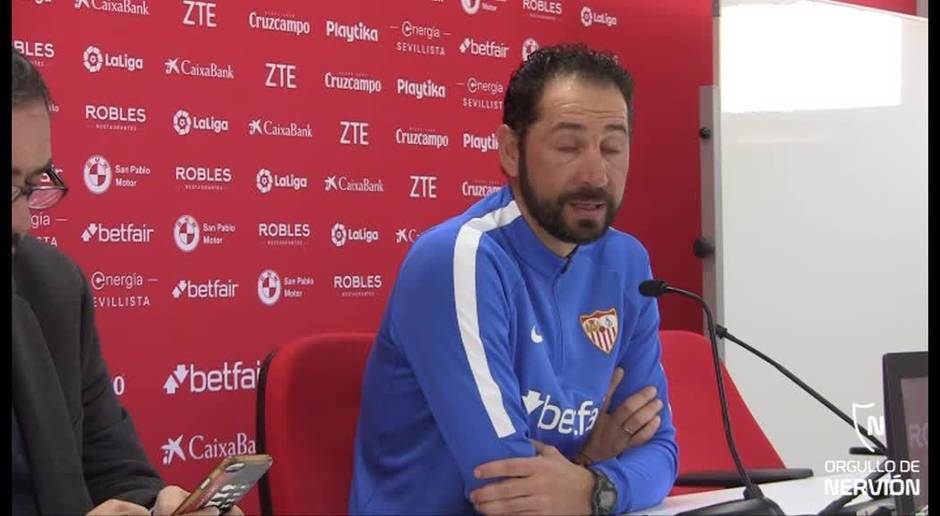 Machín analiza la previa del duelo del Sevilla ante su exequipo, el Girona