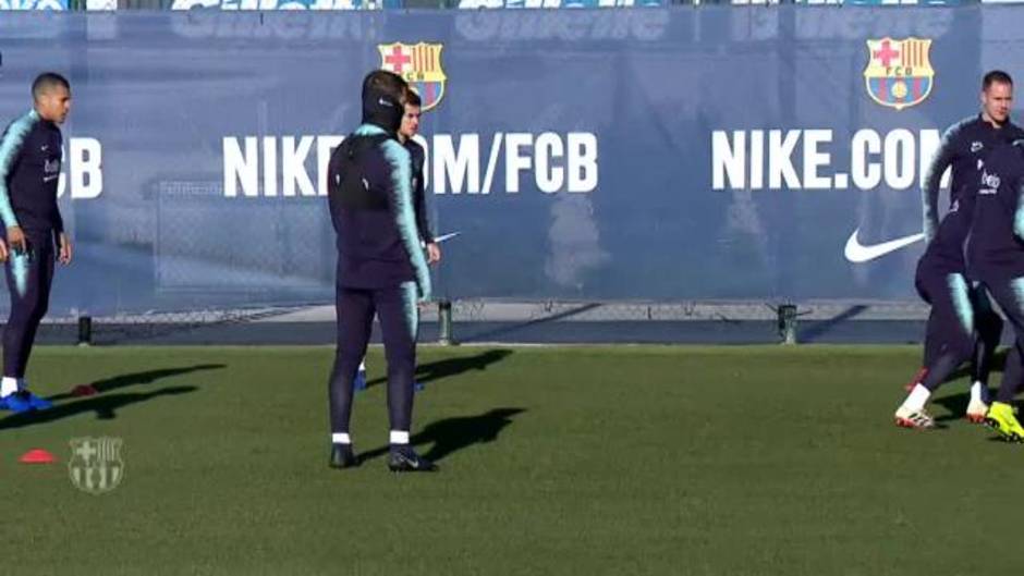 El Barça regresa a los entrenamientos para bajar el turrón