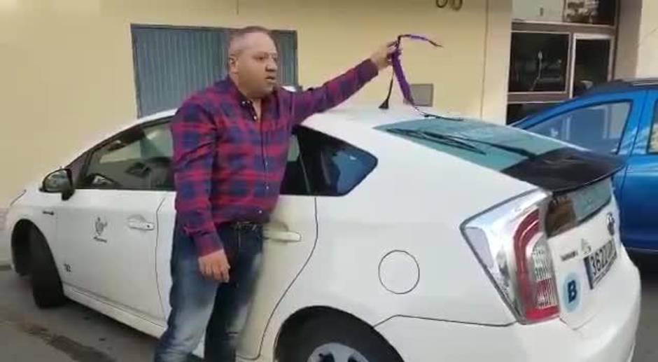 Taxista de Algeciras ayudará con su taxi para que las mujeres no corran peligro