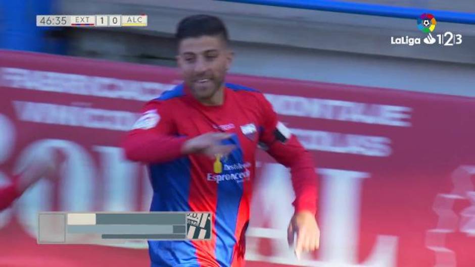 LaLiga Santander: (J20): Zarfino marca el 2-0 en el Extremadura-Alcorcón