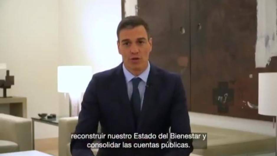 Sánchez insiste en la necesidad de aprobar los PGE que se basan en políticas sociales