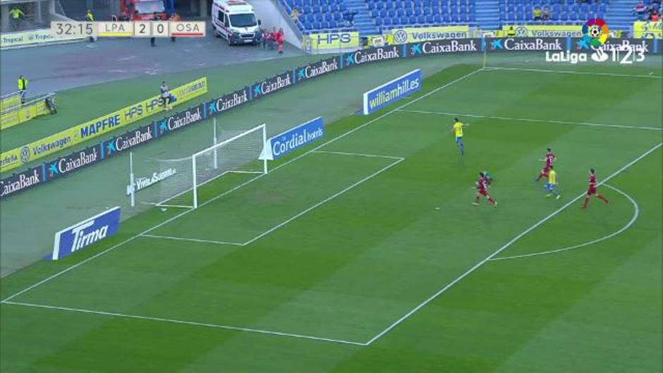 LaLiga 123 (J21): Resumen y goles del Las Palmas 4-1 Osasuna