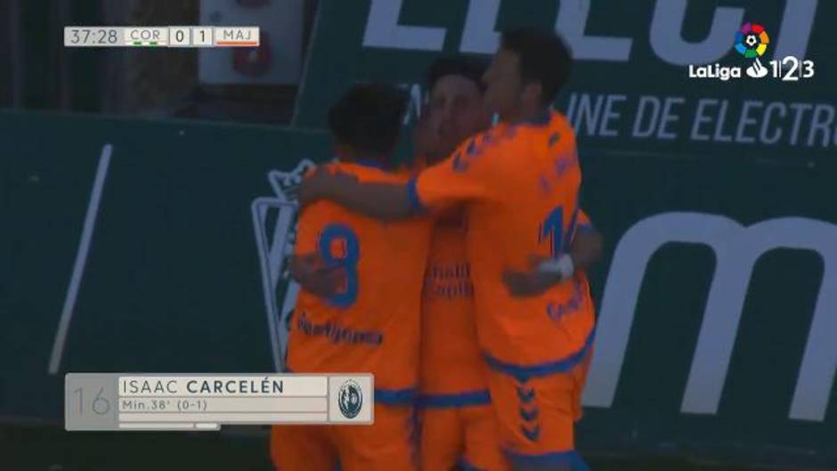 Gol de Carcelén (0-1) en el Córdoba 1-1 Rayo Majadahonda