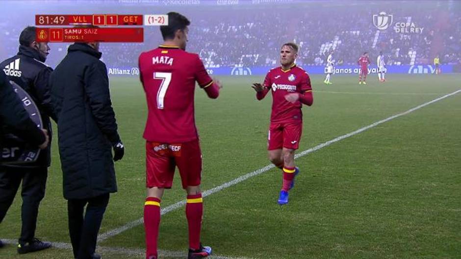 Copa del Rey. Octavos de final. Malta salta al campo en el Real Valladolid 1 -1 Getafe