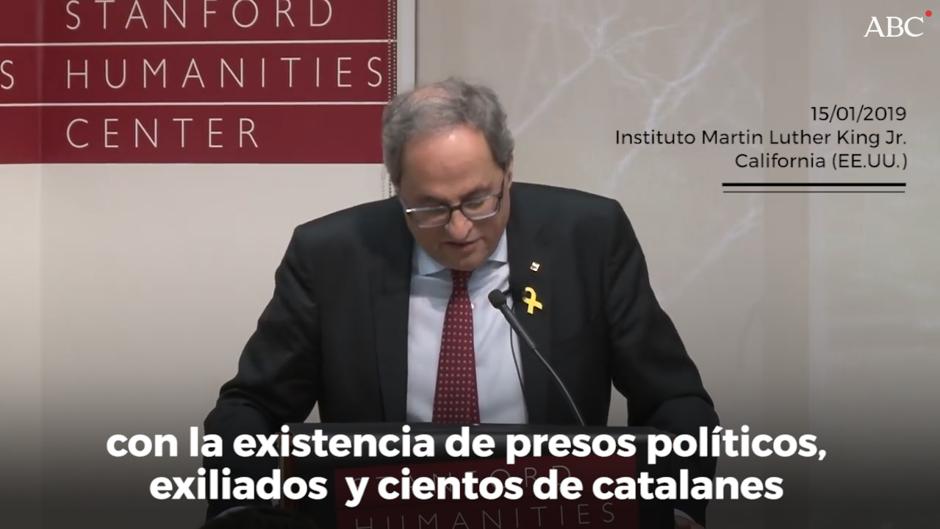 Un cónsul español desmonta el discurso de Torra en EE.UU.