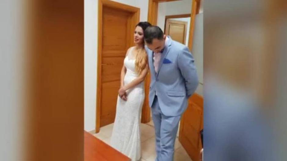 La boda de Romina tres días después de ser agredida