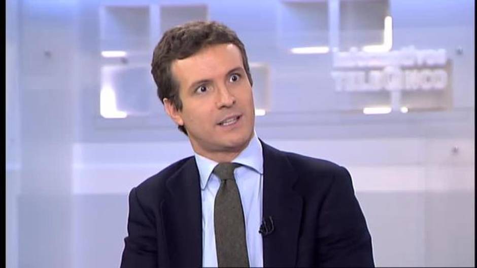 Casado: "Que diga el PSOE que pacta con Torra que el PP habla con VOX es una broma"