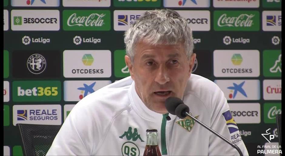 Setién y la marcha de Sanabria: “Esperábamos más de él”