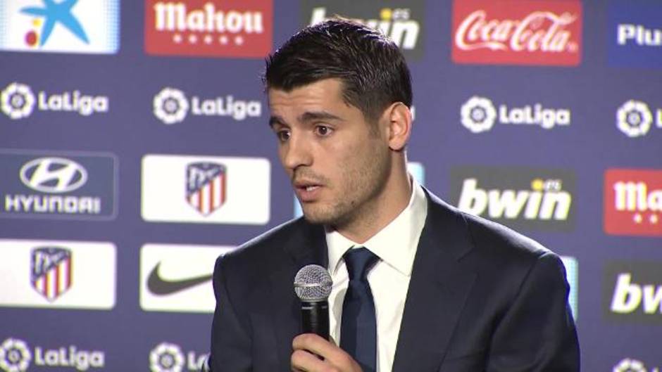 Álvaro Morata, nuevo delantero del Atlético de Madrid