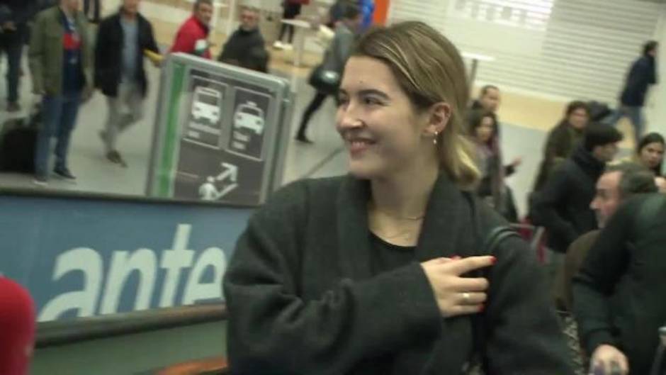 Alba Díaz regresa a Madrid tras pasar unos días con Javier Calle