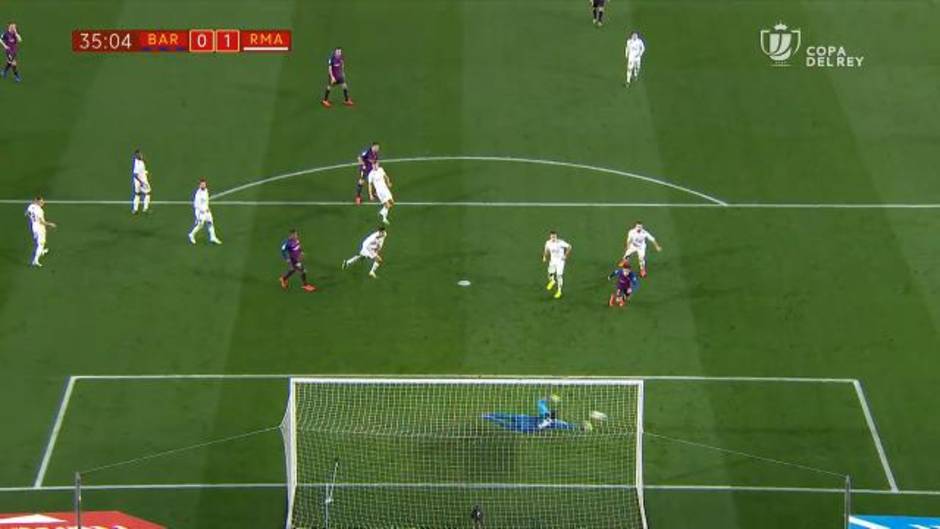 El paradón de Keylor Navas a Luis Suárez
