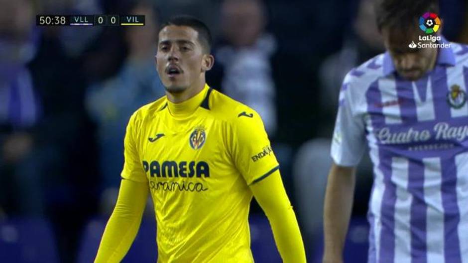 LaLiga Santander (J23) Polémica en el área local del Real Valladolid 0 - 0 Villarreal