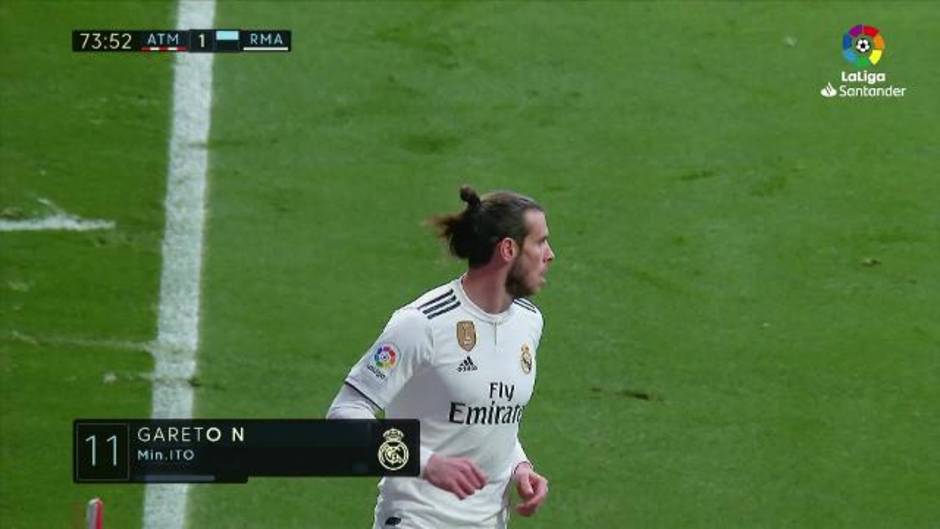 Gol de Bale (1-3) en el Atlético 1-3 Real Madrid