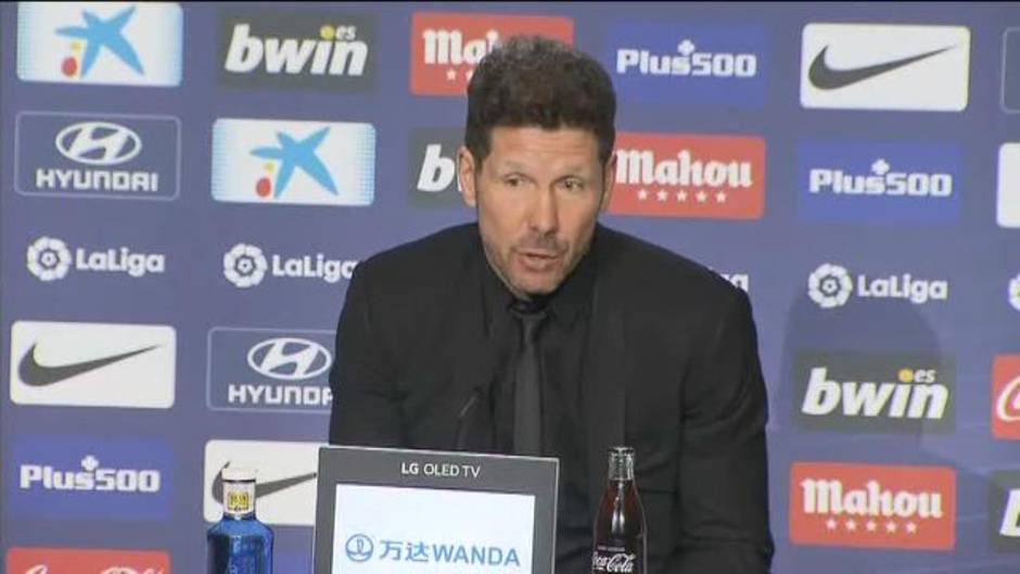 Simeone: «No hemos perdido por el VAR»