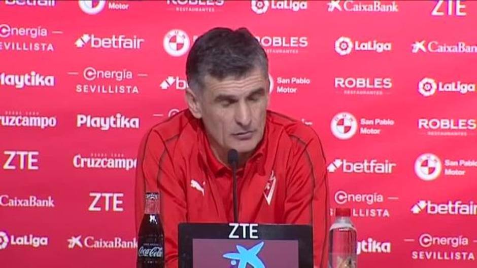 Machín: "No hay que negar que no hemos tenido nuestro mejor partido, aunque también hay que darle el mérito al Eibar"