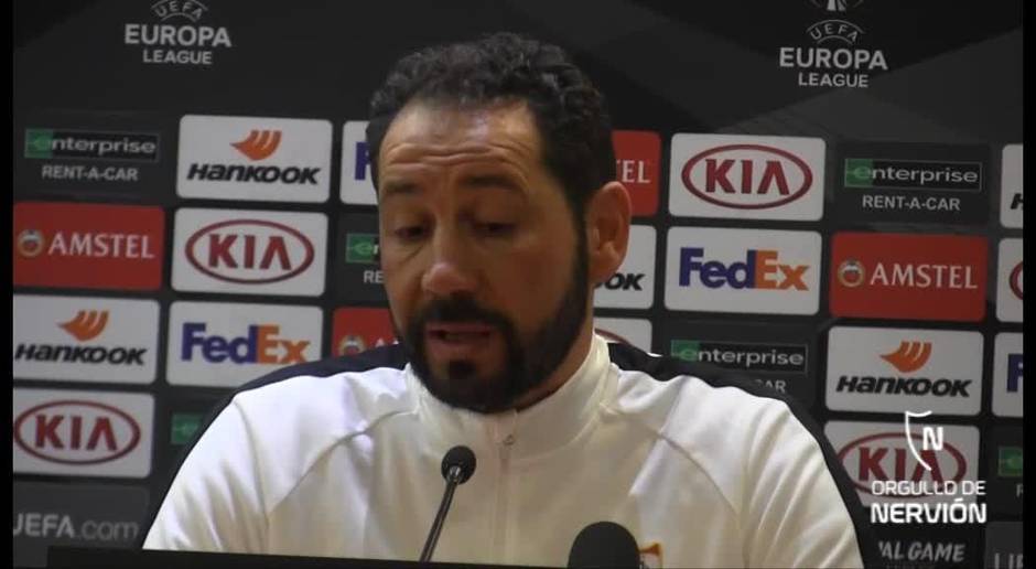 Machín analiza la previa del Lazio-Sevilla